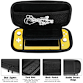 Miniatyrbilde 5 av 5: (Svart) 1. Nintendo Switch Lite-etui, hardcase for Nintendo Swi