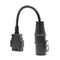 Pikkukuva 4 / 4: Iveco 30-nastainen uros - OBDII 16-nastainen naaras kuorma-auton adapterikaapeli