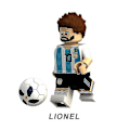 Miniatyrbillede 5 af 5: 8 stk. VM Qatar Ronaldo Messi Neymar Minifigur Samlet Mini Byggeklodser Actionfigurer Legetøj Børn Gave LANG