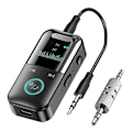 Miniatyrbillede 1 af 5: Bluetooth 5.4 Sender Modtager Trådløs Aux Bluetooth Adapter til TV/Fly/Bil/HiFi/Højttaler med Lydadapter 12