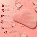 Miniatyrbillede 2 af 5: Gua Sha og ansigtsrulle, rulle rose quartz Gua Sha sten