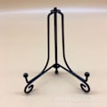 Miniatyrbillede 5 af 5: Jern Display Stativ Sort Jern Staffeli Plade Display Fotoholder 5 tommer