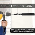 Miniatyrbild 4 av 4: SDS Plus till 1 1/4\" UNC Adapter för Borrkronor, Diamantborrkrona Konverteringsverktyg