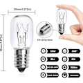 Miniatyrbillede 2 af 5: 10-pak 25W SES E14 Små Edison Skrue Pygmy Pærer, Dæmpbar T22 Klar Glødepære Ovn Pære Himalayansaltlampe Pære Apparat Lys Pære Til M