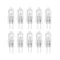 10 st, G4 halogenlampa 12V 35W stiftlampa varmvit