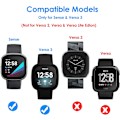 Miniatyrbillede 4 af 5: Rem til Fitbit Sense / Versa 3, rem til kvinder Honeysuckle