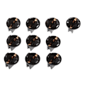 Miniatyrbillede 1 af 5: T10 LED-pære drejelig sokkel lys til bilinstrumentbræt instrumentpanel lyspanel målerindikatorlys aircondition knap lys