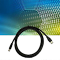 Pikkukuva 3 / 5: 1,8 m Firewire-kaapeli Musta IEEE 1394 Firewire 400 - Firewire 400 kaapeli 6-nastainen uros - 6-nastainen uros kaapeli