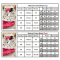 Miniatyrbild 3 av 3: Barn Flickor Minnie Mouse Outfit Långärmad Topp Byxor Set Prickig Kläder White 2-3 Years