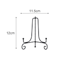 Miniatyrbillede 1 af 5: Jern Display Stativ Sort Jern Staffeli Plade Display Fotoholder 5 tommer