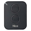 Pikkukuva 1 / 5: NICE FLO2RE -kaukosäädin porttien ja autotallien automatisointiin, ON2E/A -lähetin kahdella painikkeella (NICE RB400- ja NICE RB1000 -porteille), musta