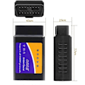 Pikkukuva 5 / 5: OBD2 ELM327 Bluetooth/WIFI Ammattimainen Diagnostiikkalaite Auto IOS Testeri Skanneri DE