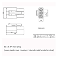 Miniatyrbilde 4 av 5: 600mA 6.4V USB Ladekabel EL4.5-3P Plugg P-til-R For RC Bil Lastebil Speedbåt Jy-QH