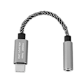 Miniatyrbilde 1 av 5: ALC5686 USB Type-C til 3,5 mm DAC Digital Dekoder Lydadapter, Grå