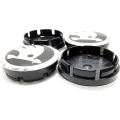 Miniatyrbilde 4 av 5: Set med 4 sorte navkapsler til Skoda 56 mm for Fabia, Octavia, Superb, Yeti