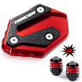 Miniatyrbilde 4 av 5: For Yamaha Tracer 900 /gt 700 /gt Tracer 9/gt 7/gt Mt-09 Sp Mt07 Cnc Side Støtteutvidelse Og Dekkventil Lufthetter