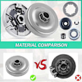 Pikkukuva 3 / 4: 3/8\"-7 Kytkinrummun Hammaspyöräsarja Stihl Ms660 066 064 Ms640 Ms661 Moottorisahan Varaosille