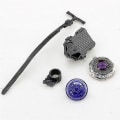 Miniatyrbilde 2 av 5: Hot Fusion Metal Rapidity Fight Masters Top Beyblade String Launcher Set Toys