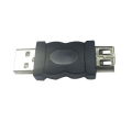 Miniatyrbillede 5 af 5: Firewire IEEE 1394 6-polet Hun F til USB Han M Kabeladapter Konverter Stik