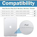 Pikkukuva 3 / 5: Procase-kotelo iPad Air 3:lle (10,5\" 2019), iPad Pro 2:lle (10,5\" 2017), A2123 A2152 A2153 A2154 A1701 A1709 A1852, suojakotelokansi jalustatoiminnolla