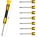Miniatyrbilde 2 av 5: Profesjonelle Presisjons Magnetiske Torx/Stjerne/Tx Skrutrekkere, sett/kit med 6 stk, T3 T4 T5 T6 T8 T10