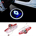 Miniatyrbillede 1 af 5: 2 stk Velkomstlys til Renault Corre Proud Latitude Tallis Manlaguna Megane LED Laser Projektionslys Logo Dørlys Gulvlampe B-Style ys