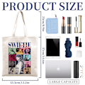 Miniatyrbillede 2 af 5: Taylor Swift Album Inspireret Håndtaske Kvinders Bærbar Opbevaringstaske Musikelsker Merchandise Fans Swiftie Gave XO