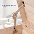 Miniatyrbillede 5 af 5: 2 stk. Heavy Duty Låghængsler Soft Close, Støttehængsler Holder Låg Åben Sikker til Skabe Køkken Maxi