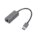 Miniatyrbilde 2 av 2: USB til Ethernet-adapter - 100 Mbps nettverksadapter - Svart - Rask og stabil kablet tilkobling for bærbare datamaskiner