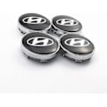 Pikkukuva 3 / 3: 4 kpl 60 mm pyörän navan peitteet Auton tunnusmerkki Logo Pyörän keskihattu Solaris Ix35 I20 I30 I40 Hyundai Tucson Creta Santa-liuyue