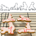 Miniatyrbilde 2 av 5: 4 stk/sett Kakeformer Kjærlighet Voksen Mønster Ikke-klebende Rustfritt Stål Kakebakst Kutter for Bakeri KAESI
