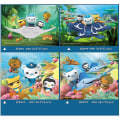 Miniatyrbilde 2 av 5: Octonauts 48/100 brikker puslespill Octopod kjøretøy Kwazii  Barnacles  Shellington  Peso Resure Explore bursdagsgave  leketøy barn 100 PCS1