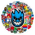 Miniatyrbillede 3 af 5: 100 stk. Fashion Graffiti Stickers Vandtætte Bærbar Bagage Skate Multicolor