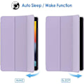 Miniatyrbild 5 av 5: Bebetter Jetech Fodral för iPad 10,2 tum (2021/2020/2019 Modell, 9/8/7 Generation), Auto Wake/sleep Cover (ljus lila) LÅNG