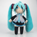 Pikkukuva 2 / 2: Anime Hatsune Miku pehmolelut täytetyt pehmeät nuket lasten syntymäpäivälahjat 25cm/9.8in A
