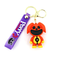 Pikkukuva 2 / 2: 2024 Smiling Critters CatNap DogDay -hahmot PVC-laukut Riippuva avaimenperä Avaimenperät Lahjat Orange