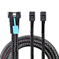 Pikkukuva 3 / 5: MCIO 8i - 2 X SFF 8643 -kaapeli PCIE Gen5 MCIO 8X - Mini SAS HD SFF 8643 -nopea kaapeli palvelimille ja datakeskukselle 0,5M