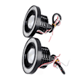 Pikkukuva 2 / 5: 2 kpl Auton Sumuvalot 3,5 tuuman LED Halo Rengaslamppu 30W 1200LM 6000k - 7000K COB Aukko DRL Ajovalo