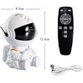Miniatyrbillede 3 af 5: Space Buddy Projektorlys, Pleshy Spacebuddy Projektor, Space Buddy Pleshyco, Astronaut Stjerneprojektor Galaxy Lys Med Fjernbetjening (a)