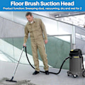 Miniatyrbilde 4 av 5: Passer til Karcher NT-serien Gulvrengjøringshode Gulvbørste Sugehode Passer til Karcher NT18 NT20 NT30