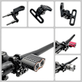 Miniatyrbillede 5 af 5: Cykel Forlygte Montering Adapter til Styrmontering Cykling Forlygte LED Lampe Holder Beslag Kamera T