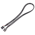 Pikkukuva 4 / 5: Emolevyn USB 9PIN Naaras-Naaras Sisäinen Kaapeli USB2.0 Sisäinen Emolevyn Liitäntäkaapeli