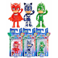 Miniatyrbild 1 av 2: 3-pack PJ Masks Pyjamashjältarna Figurer Rörliga Leder Kattpojken Ugglis Gecko