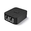 Miniatyrbild 1 av 5: Nätverksswitch 2 portar Snabb switch Strömfri Hög prestanda Höghastighets LAN-växling 1000Mbps 2 i 1 ut/1 i 2 ut Smart RJ45 Intern Extern