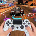 Miniatyrbillede 2 af 4: Dotpet Ps4 Controller, Trådløs Controller Kompatibel Med Ps4/ps4 Pro/ps4 Slim/pc Med Touch Panel/lydfunktion/6-axies Sensor/dobbelt Vibration,600ma
