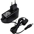 Miniatyrbilde 1 av 5: 12V 1A DC Strømforsyning for IP/CCTV Overvåkningskamera, AC til DC Strømkabel, Lader, Utgang DC 12V 1000mA, Inngang AC 100V-240V/50 eller 60Hz/0.4A Maks, EU S 12