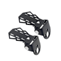Miniatyrbillede 3 af 4: 2 stk. Cykel Bagerste Pedal Foldbar Cykel Fodstøtte til Børn Bagerste Sæde Sikkerhed Anti-Slip Fodstøtte
