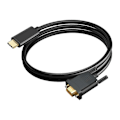 Miniatyrbillede 1 af 5: USB C TYPEC til VGA Kabel 1080P Type C til VGA Konverter Adapter Kabel til Laptop
