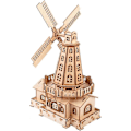 Miniatyrbillede 3 af 3: 3D Træpuslespil Hollandsk Vindmølle Model
