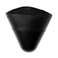 Miniatyrbillede 3 af 5: Sort PVC Universal Kajak Kano Oppustelig Båd Dinghy Flodflåde 45 Graders Kollisionshovedbeskytter - Forebyg Stød